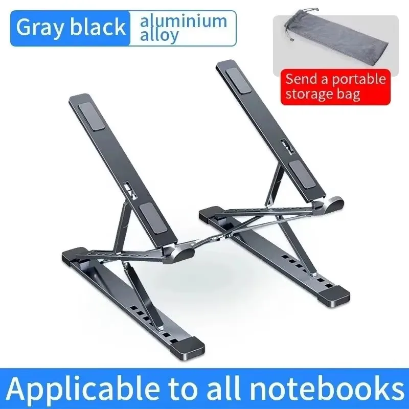 Adjustable Foldable Laptop & Tablet Stand with Heat Sink - Image 8