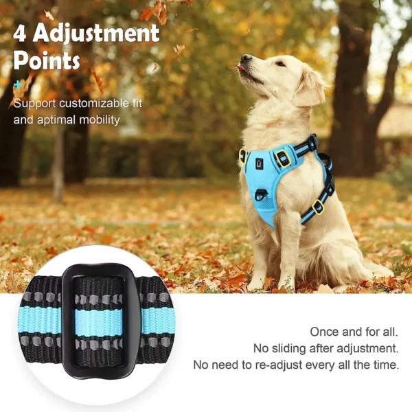 No Pull Dog Harness – Adjustable Soft Padded Pet Vest - Image 17