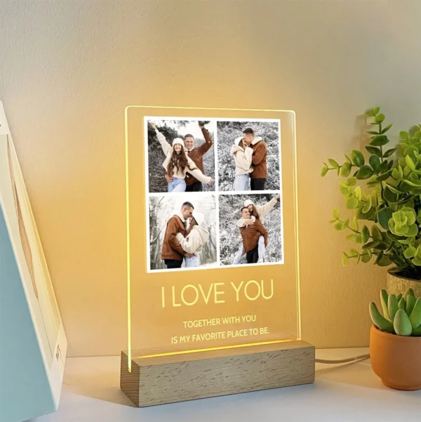 Personalised 3D Instagram Style Photo LED Lamp - Image 7