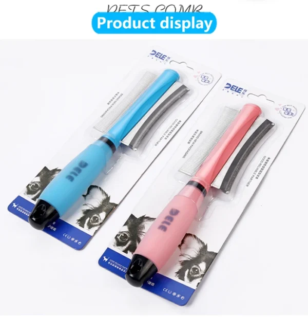Double-Sided Pet Hair Comb – Easy Deshedding Brush for Cats & Dogs - Image 24