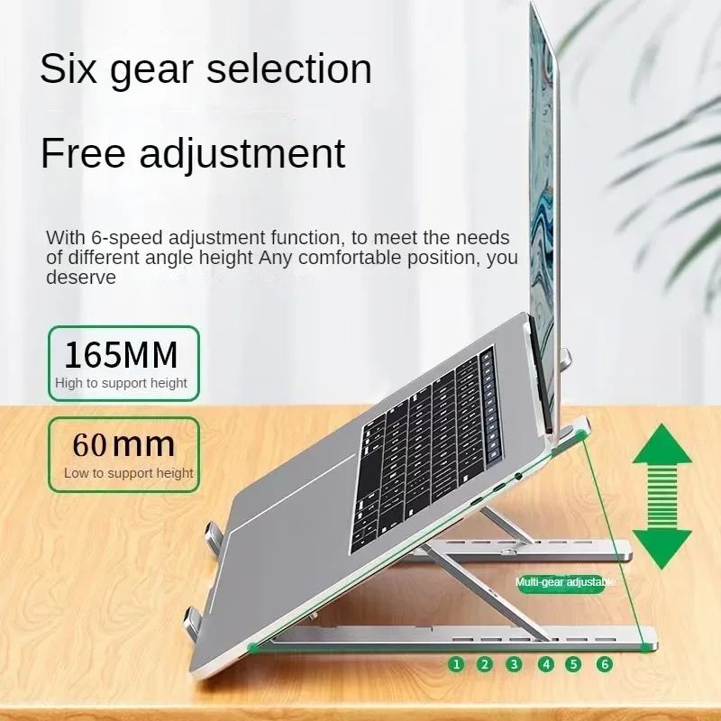 Adjustable Aluminum Laptop Stand – Portable & Non-Slip - Image 2