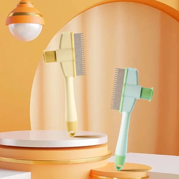 Cat Grooming & Massage Brush – Professional Hair Removal Comb - Image 5