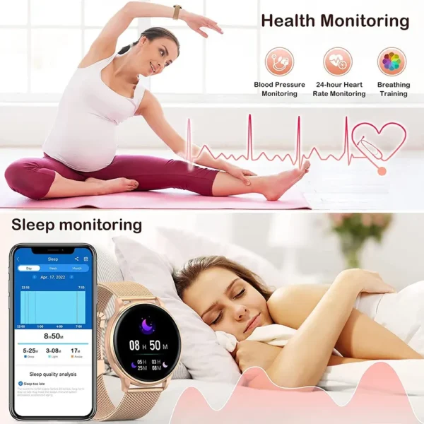 MEVADEN Y22 Bluetooth Smartwatch with Call & Fitness Tracker - Image 5