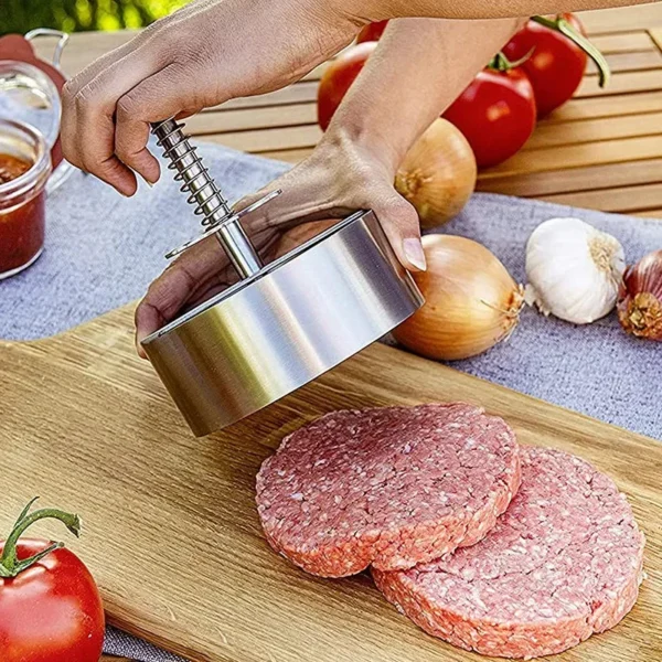 Stainless Steel Hamburger Patty Maker Press - Image 6