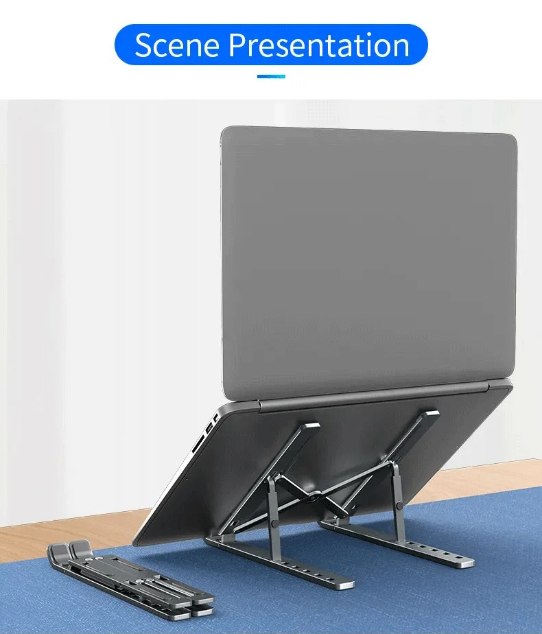 Adjustable Foldable Aluminum Laptop Stand - Image 18