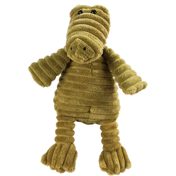 Corduroy Plush Dog Toy – Molar Training & Squeaky Fun - Image 23