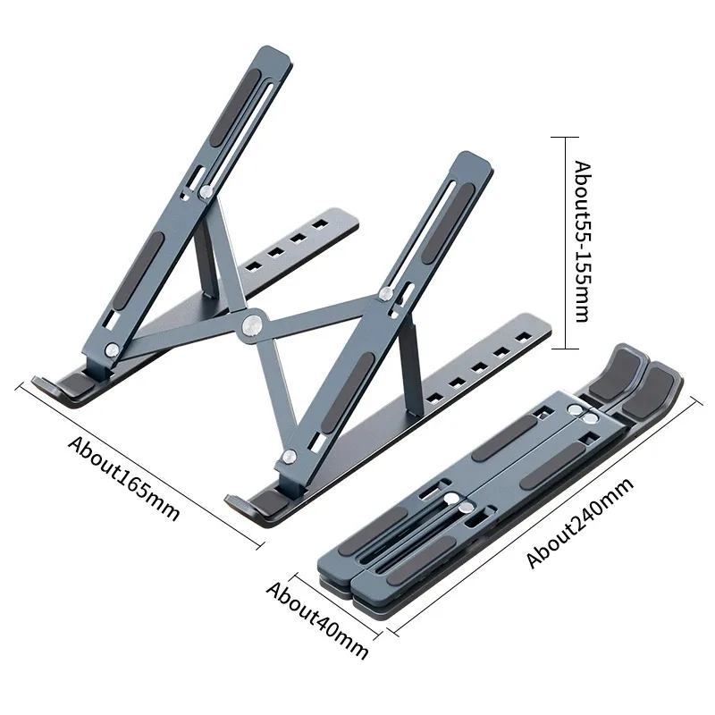 Adjustable Foldable Aluminum Laptop Stand - Image 6