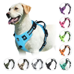 No Pull Dog Harness – Adjustable Soft Padded Pet Vest