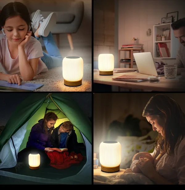 Rechargeable Touch Night Light with 3 Colours - Image 2