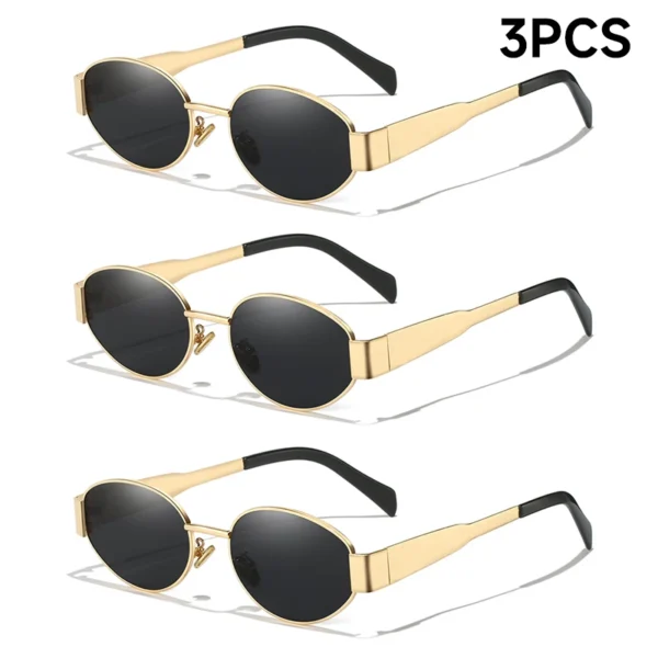 Blanche Michelle Oval UV400 Sunglasses for Women & Men - Image 6