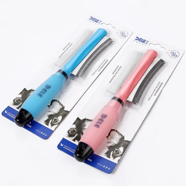 Double-Sided Pet Hair Comb – Easy Deshedding Brush for Cats & Dogs - Image 3