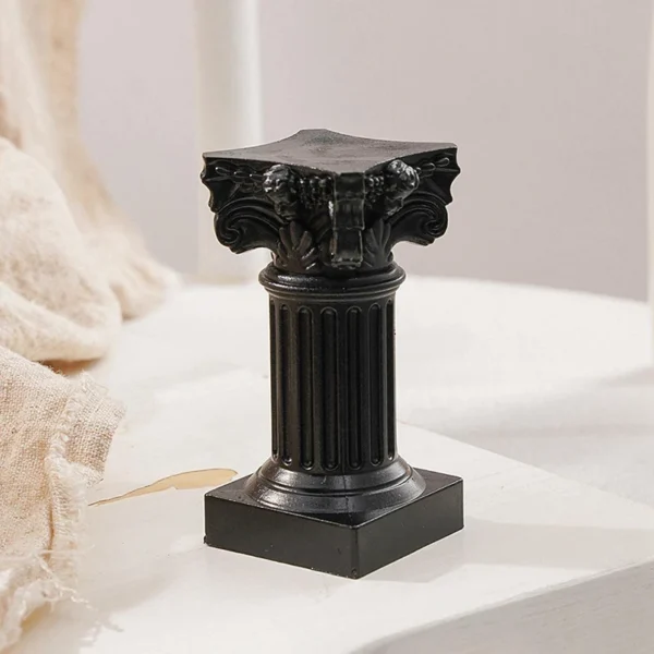 Roman Pillar Greek Column Pedestal Candle Stand - Image 3