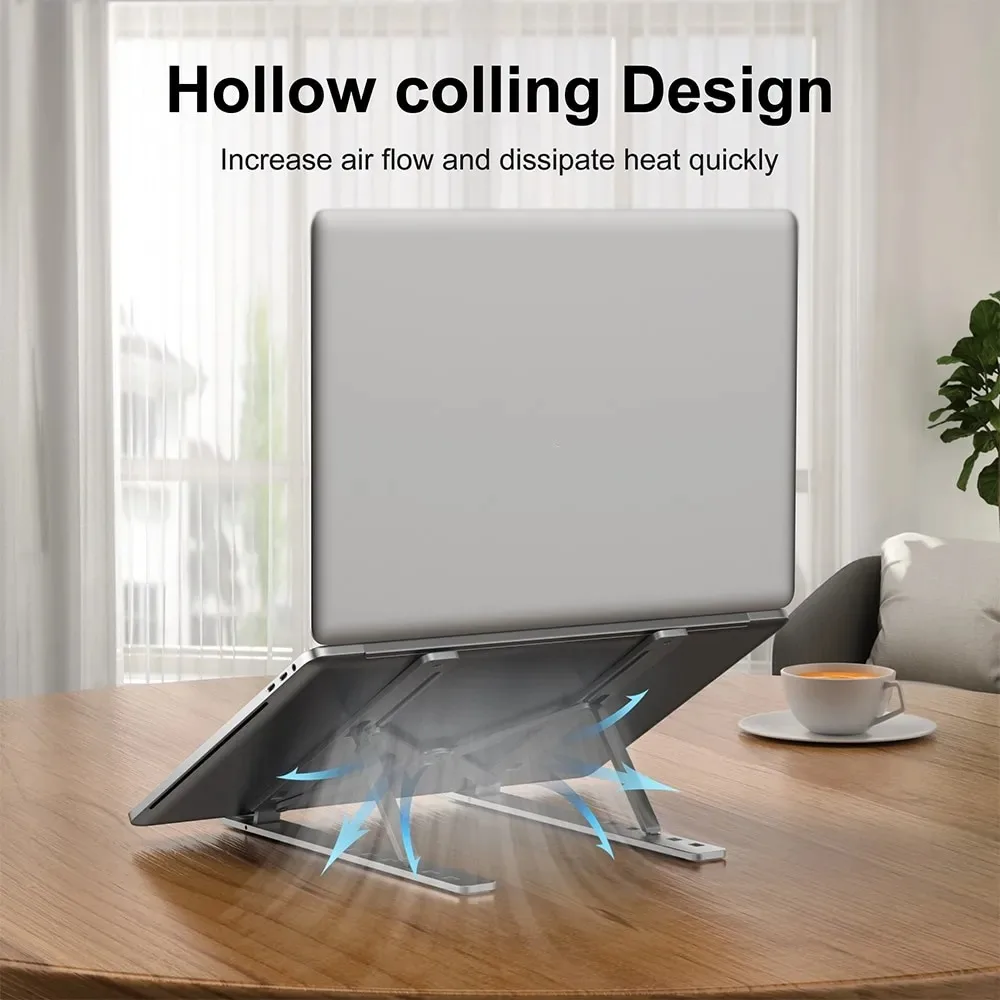Adjustable Foldable Aluminum Laptop Stand - Image 4