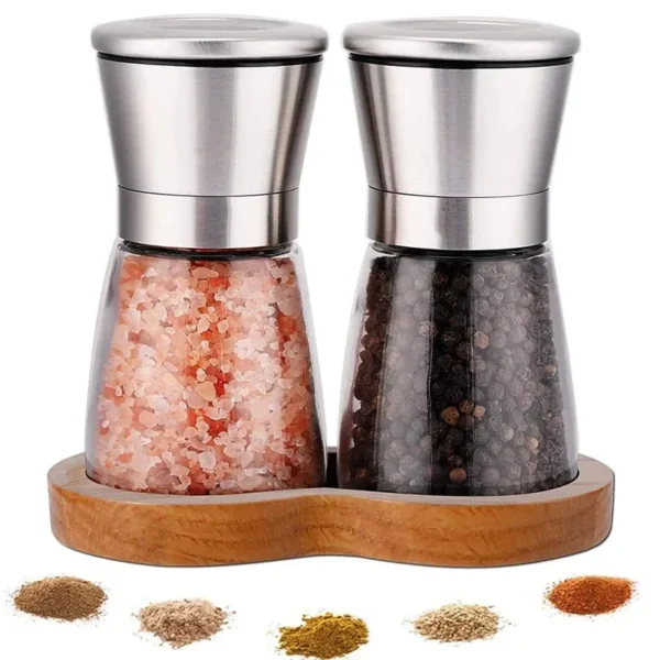 Stainless Steel Manual Salt & Pepper Grinder