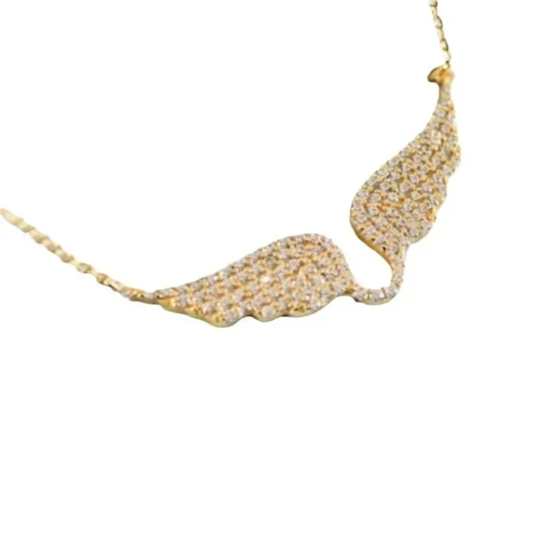 Premium Women’s Angel Wings Pendant Necklace Jewelry - Image 4