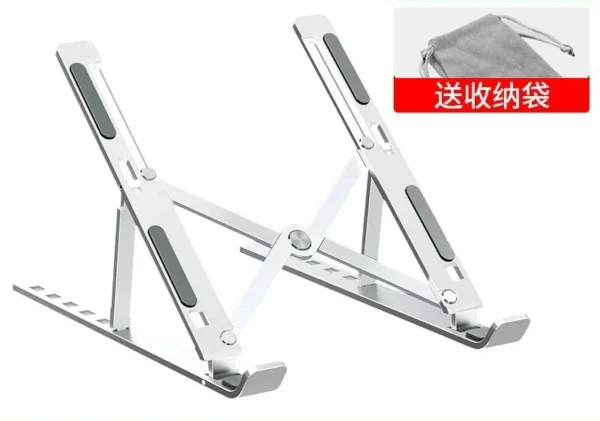 Adjustable Aluminum Laptop Stand – Portable & Non-Slip - Image 9